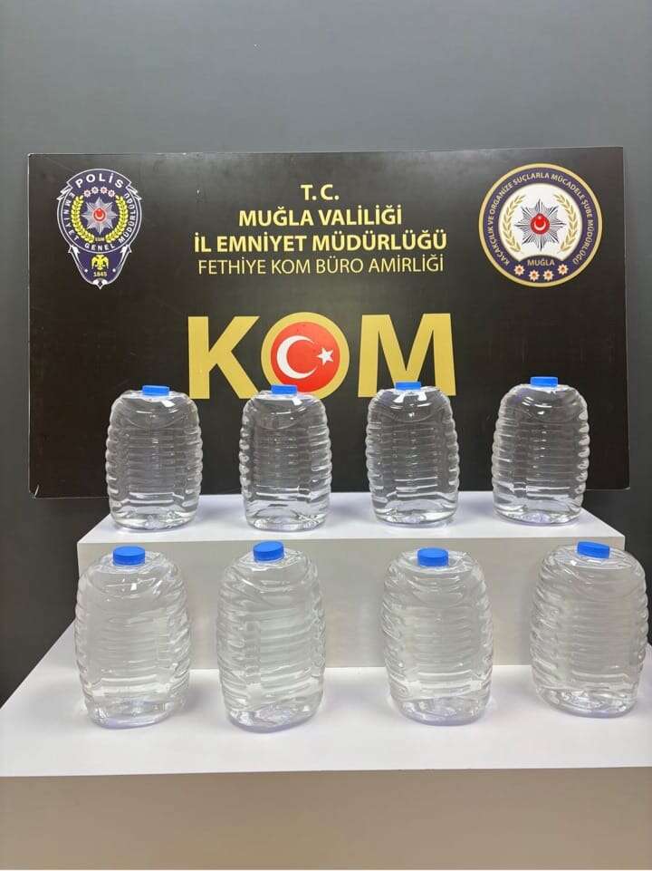 Muğla’da 475 Litre Sahte Alkol Ele Geçirildi 2